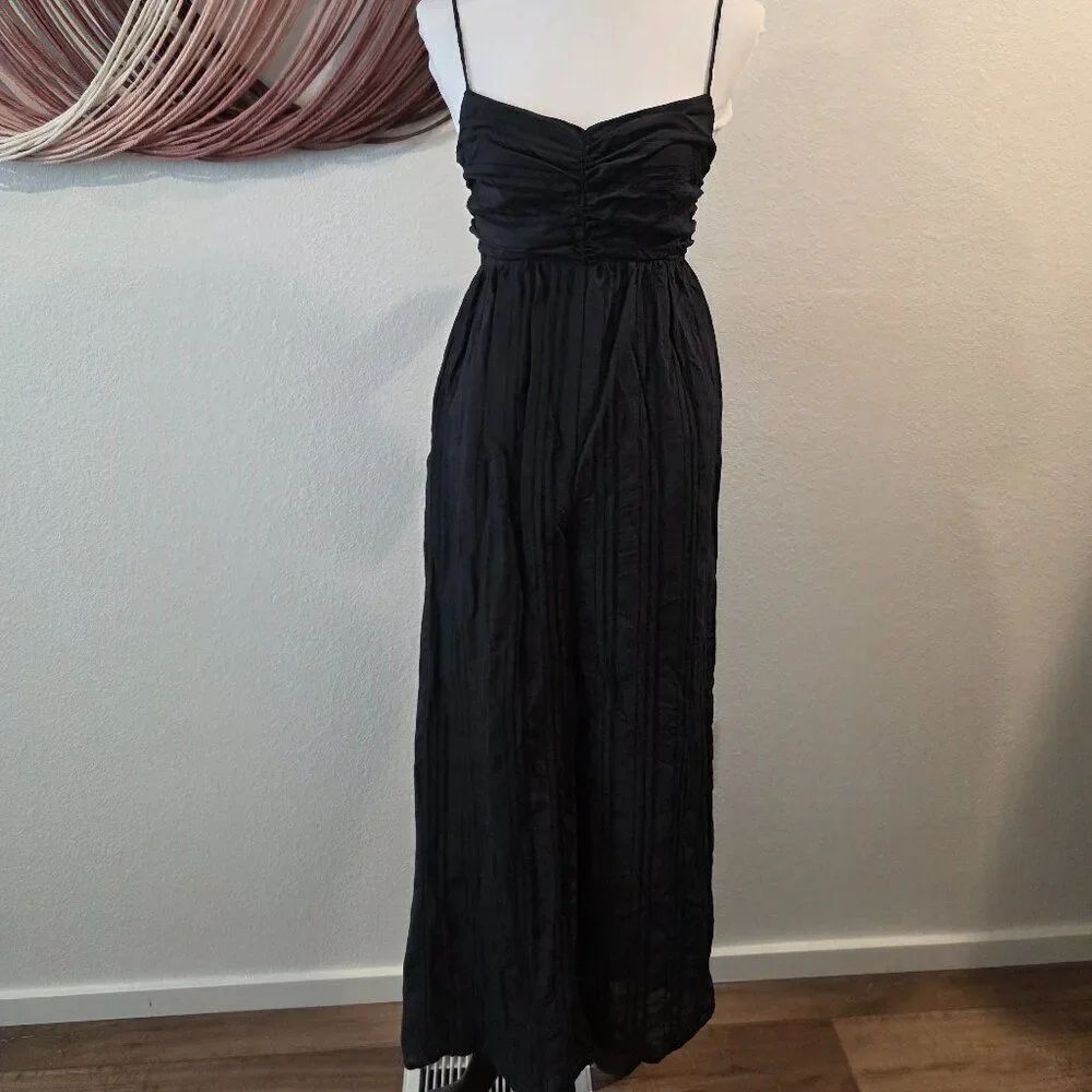 Lush Striped Jumpsuit Sz S